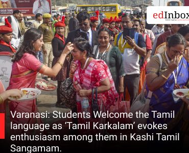 Varanasi: Students Welcome the Tamil language as ‘Tamil Karkalam’ evokes enthusiasm among them in Kashi Tamil Sangamam