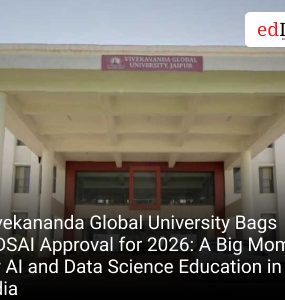Vivekananda Global University Bags WDSAI Approval for 2026: A Big Moment for AI and Data Science Education in India