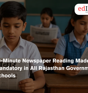 10-Minute Newspaper Reading Made Mandatory in All Rajasthan Government Schools
