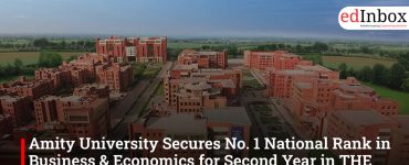Amity University Secures No. 1 National Rank in Business & Economics for Second Year in THE Rankings 2026
