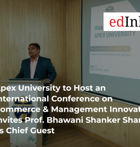 Apex University to Host an International Conference on Commerce & Management Innovation, Invites Prof. Bhawani Shanker Sharma as Chief Guest