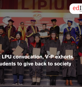 At LPU convocation, V-P exhorts students to give back to society