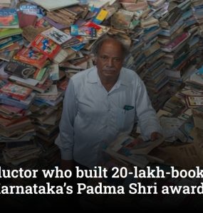 Bus conductor who built 20-lakh-book library among Karnataka’s Padma Shri awardees