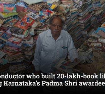 Bus conductor who built 20-lakh-book library among Karnataka’s Padma Shri awardees