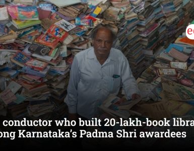 Bus conductor who built 20-lakh-book library among Karnataka’s Padma Shri awardees