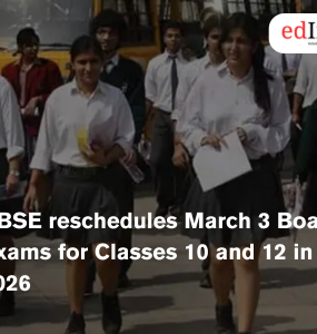 CBSE reschedules March 3 Board Exams for Classes 10 and 12 in 2026