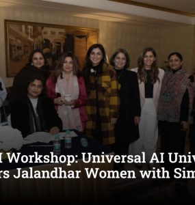 ChAI & AI Workshop: Universal AI University Empowers Jalandhar Women with Simple AI Tools