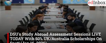 DSU's Study Abroad Assessment Sessions LIVE TODAY With 50% UK/Australia Scholarships On Spot! (Jan 16, 2026)