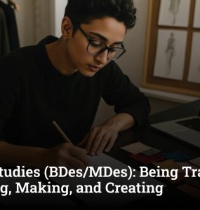 Design Studies (BDes/MDes): Being Trained in Designing, Making, and Creating