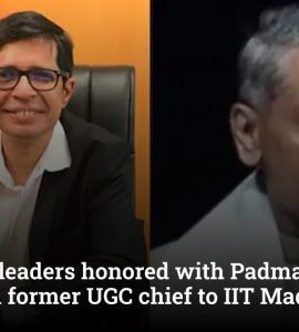 Education leaders honored with Padma Awards 2026: From former UGC chief to IIT Madras director