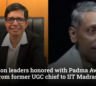 Education leaders honored with Padma Awards 2026: From former UGC chief to IIT Madras director