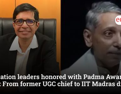 Education leaders honored with Padma Awards 2026: From former UGC chief to IIT Madras director
