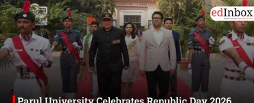 Parul University Celebrates Republic Day 2026 Lead by Lt Gen Shokin Chauhan (Retd)