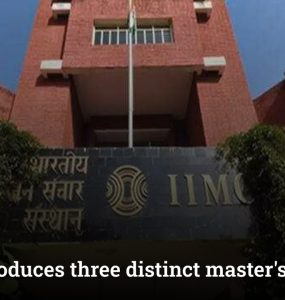 IIMC introduces three distinct master's programs
