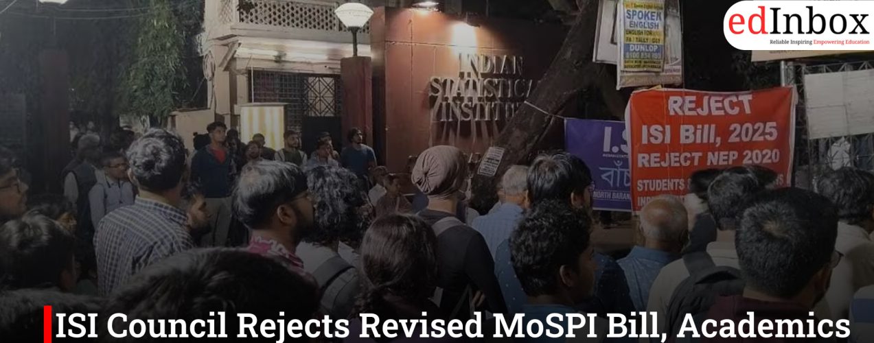 ISI Council Rejects Revised MoSPI Bill, Academics Warn of Erosion of Institutional Autonomy