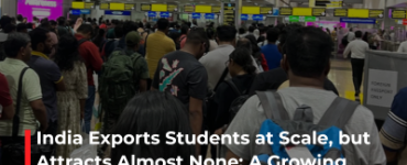 India Exports Students at Scale, but Attracts Almost None: A Growing Imbalance in Global Education