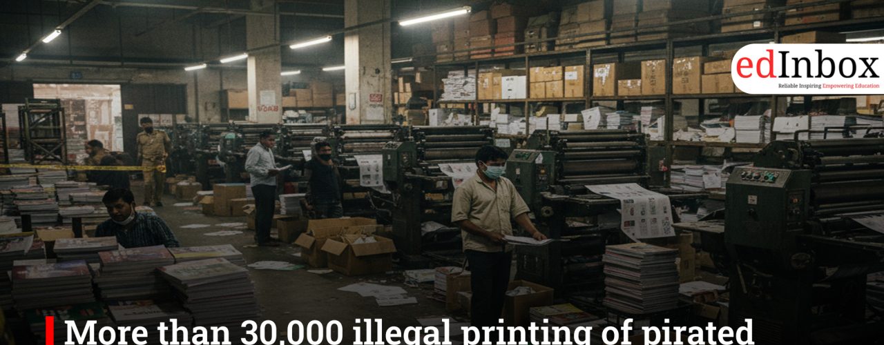 More than 30,000 illegal printing of pirated NCERT textbooks
