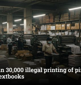 More than 30,000 illegal printing of pirated NCERT textbooks