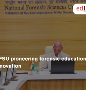 NFSU pioneering forensic education, innovation