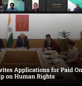 NHRC Invites Applications for Paid Online Internship on Human Rights