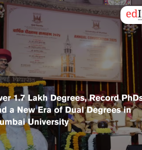 Over 1.7 Lakh Degrees, Record PhDs, and a New Era of Dual Degrees in Mumbai University