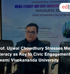 Prof. Ujjwal Chowdhury Stresses Media Literacy as Key to Civic Engagement at Swami Vivekananda University