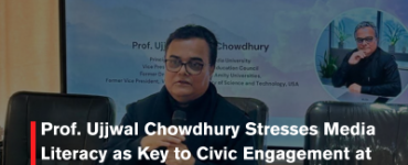 Prof. Ujjwal Chowdhury Stresses Media Literacy as Key to Civic Engagement at Swami Vivekananda University