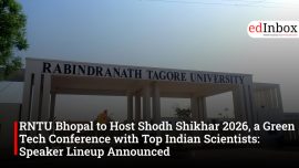 RNTU Bhopal to Host Shodh Shikhar 2026, a Green Tech Conference with Top Indian Scientists: Speaker Lineup Announced