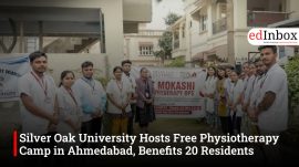 Silver Oak University Hosts Free Physiotherapy Camp in Ahmedabad, Benefits 20 Residents