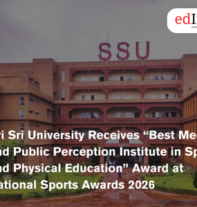 Sri Sri University Receives “Best Media and Public Perception Institute in Sports and Physical Education” Award at National Sports Awards 2026