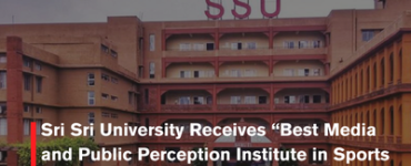 Sri Sri University Receives “Best Media and Public Perception Institute in Sports and Physical Education” Award at National Sports Awards 2026