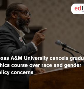 Texas A&M University cancels graduate ethics course over race and gender policy concerns