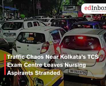 Traffic Chaos Near Kolkata’s TCS Exam Centre Leaves Nursing Aspirants Stranded