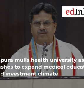 Tripura mulls health university as CM pushes to expand medical education and investment climate