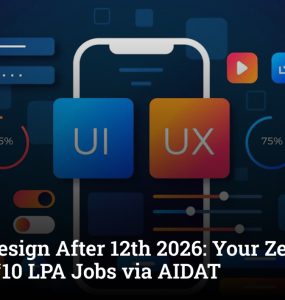 UI/UX Design After 12th 2026: Your Zero-Coding Path to ₹10 LPA Jobs via AIDAT