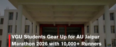 VGU Students Gear Up for AU Jaipur Marathon 2026 with 10,000+ Runners