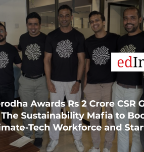 Zerodha Awards Rs 2 Crore CSR Grant to The Sustainability Mafia to Boost Climate-Tech Workforce and Startups