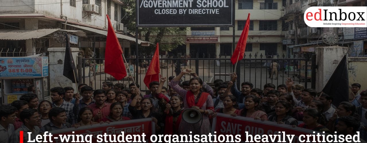 Left-wing student organisations heavily criticised government directive to close state-run schools.
