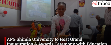 APG Shimla University to Host Grand Inauguration & Awards Ceremony with Education Minister as Chief Guest
