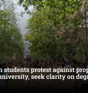 Andaman students protest against proposed deemed university, seek clarity on degrees and fees