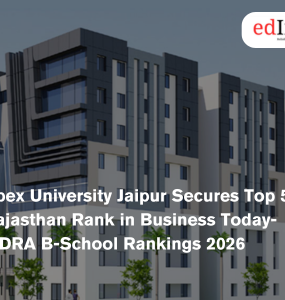Apex University Jaipur Secures Top 5 Rajasthan Rank in Business Today-MDRA B-School Rankings 2026