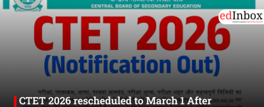 CTET 2026 rescheduled to March 1 After February Exam Postponement at Two Centres