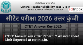 CTET Answer key 2026: Paper 1, 2 Answer sheet Link Expected at ctet.nic.in.