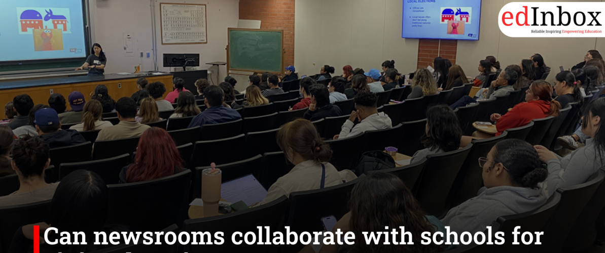 Can newsrooms collaborate with schools for civic Education?