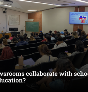 Can newsrooms collaborate with schools for civic Education?