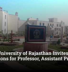 Central University of Rajasthan Invites Applications for Professor, Assistant Professor Posts