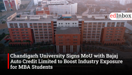 Chandigarh University Signs MoU with Bajaj Auto Credit Limited to Boost Industry Exposure for MBA Students