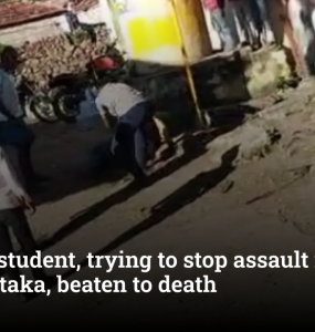 Class 10 student, trying to stop assault near school in Karnataka, beaten to death