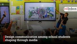 Design communication among school students shaping through media