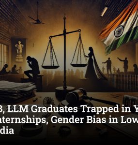 Fresh LLB, LLM Graduates Trapped in Years of Unpaid Internships, Gender Bias in Lower Courts Across India